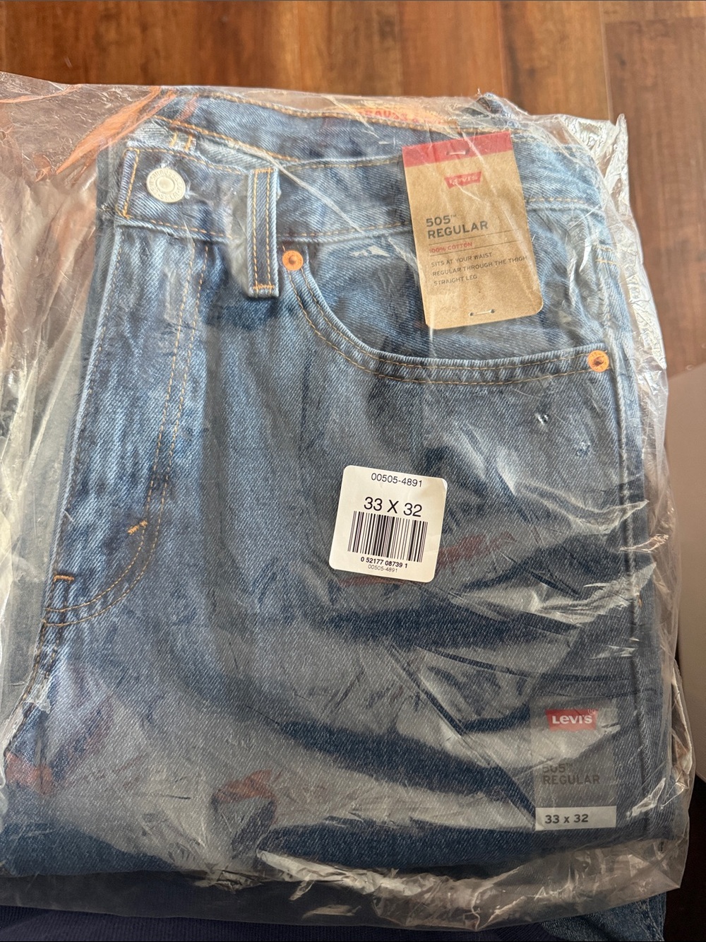 Levi's Men's Relaxed Fit Jeans in Blue Denim